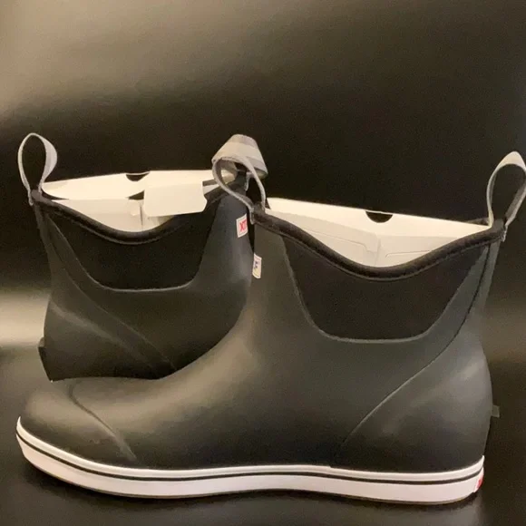 XtraTuf Men’s ankle Deck boot Black - Picture 2 of 7
